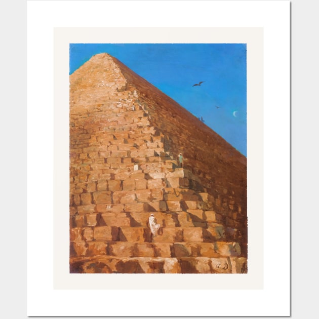 The great Pyramid of Giza Wall Art by UndiscoveredWonders